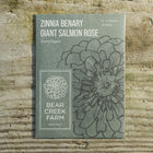Zinnia Benary Giant Salmon Rose
