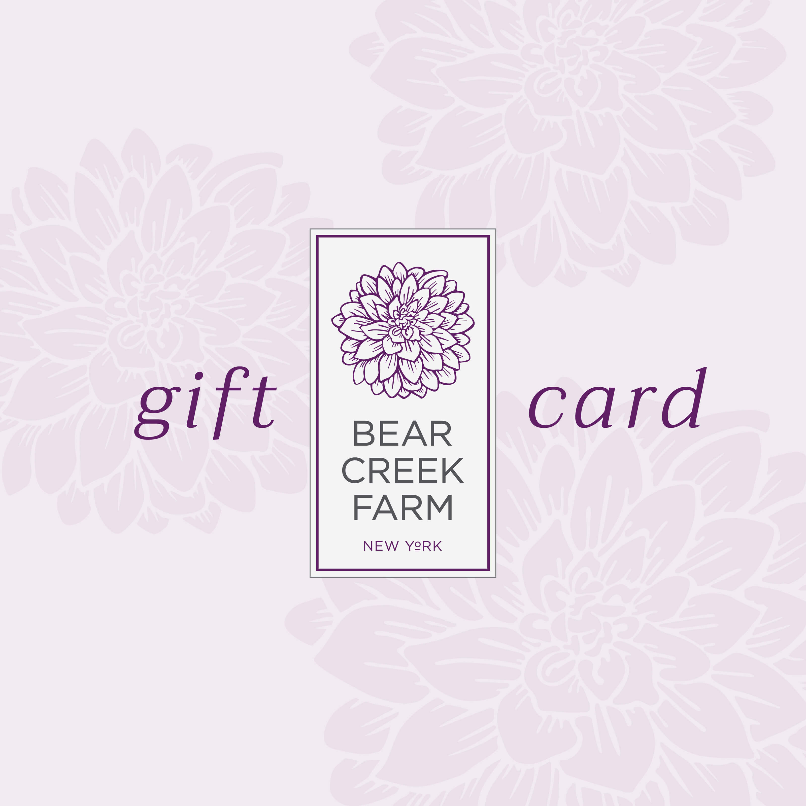 bugaboo creek gift card Bear Creek Farm Gift Card